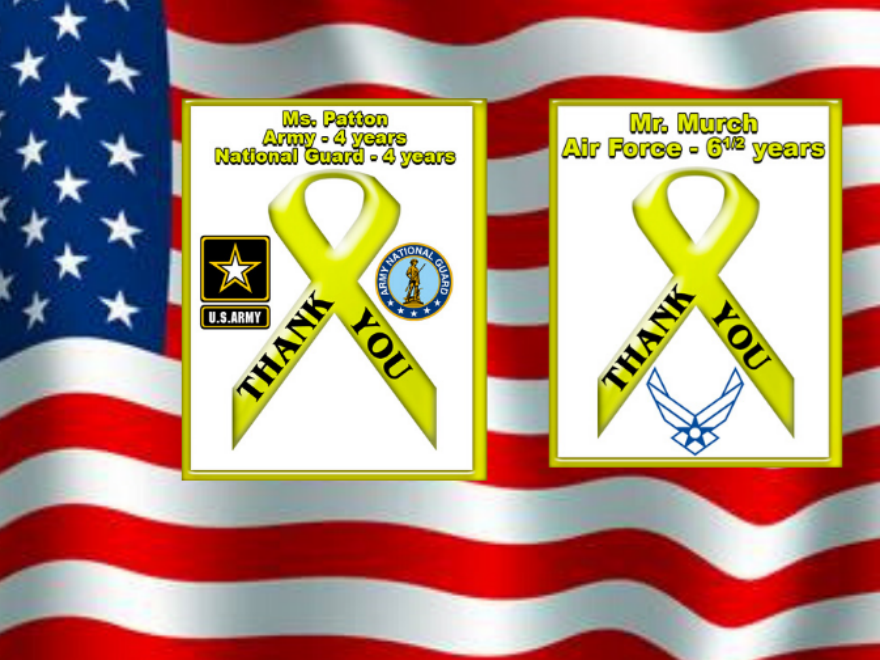 Thank you BPMS Veterans