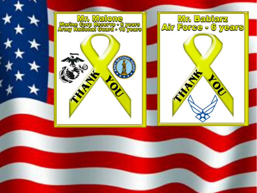 Thank you BPMS Veterans