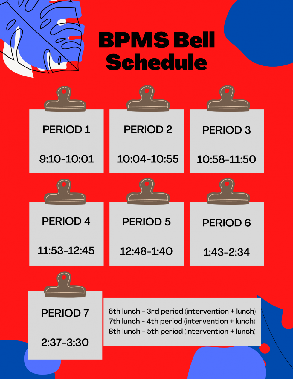 Bell Schedule Bayonet Point Middle School Bell Schedule Bayonet Point Middle School